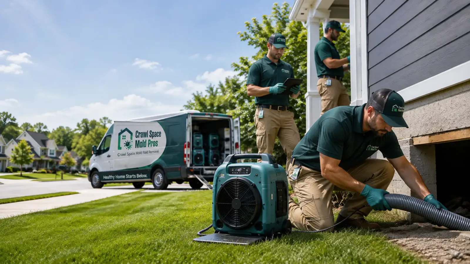 Crawl Space Mold Removal in Onalaska, WI